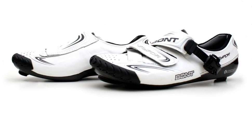Review: Bont Vaypor White Leather Road Shoes | road.cc
